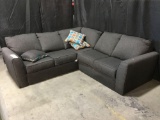 Dark Grey 2 Piece Sectional Sofa
