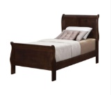Coaster Louis Philippe Full Sleigh Bed in Cappuccino