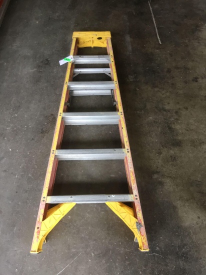 6ft. Fiberglass Werner ~A~ Frame Ladder