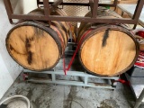 Oak Barrels with Rack