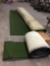 Lot of (2) Rolls Faux Grass Carpeting