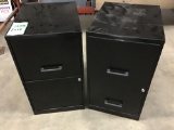 Lot of (2) 2-Drawer Metal Filing Cabinets