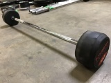 Powerfit 90LB Fixed-Weight Barbell