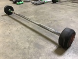 Powerfit 40LB Fixed-Weight Barbell