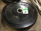 (2) 25LB. Bumper Weights