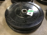 (2) 25LB. Bumper Weights