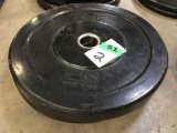 (2) Assorted 25LB. Bumper Weights