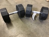 (2) The Sporting Club One 65LB. Dumbells