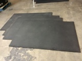 (4) Heavy Duty Rubber Utility Mats