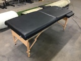 Folding Massage Table w/Assorted Accessories