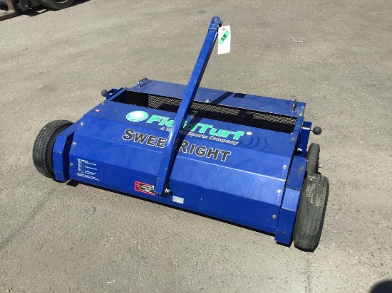 Sweep Right Pro Tow Behind Turf Sweeper