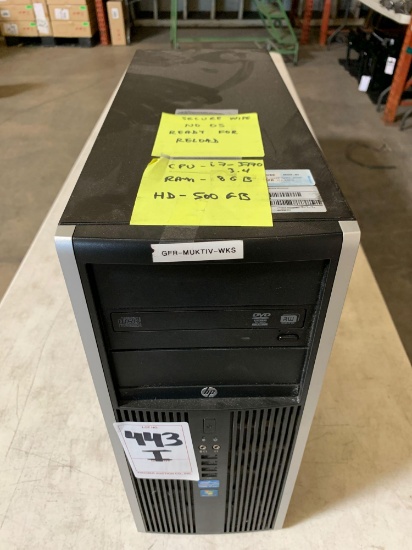 HP Compaq 8200, CPU-i7-3770, 3.4ghz, 8gb Ram, 500gb HD