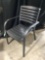 (4) Durable, Powder Coated Aluminum Frame Nesting/Stackable Outdoor Patio Chairs