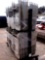 (1)Virco. 1 Rack of Metal Chairs. Model#162. Dove Grey Chairs. Mobile Rack. #M-CT6079
