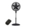 (4) Lasko 18 in. Cyclone Pedestal Fan in Black with Remote Control