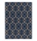 Hampton Bay Blue Geometric 6 ft. x 9 ft. Indoor/Outdoor Area Rug