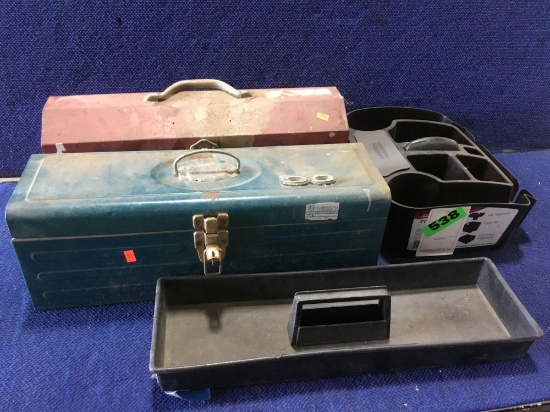 Lot of Assorted Tool Boxes