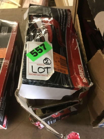 Lot of (2) Roberts Deluxe Heat Bond Carpet Iron with Non-Stick
