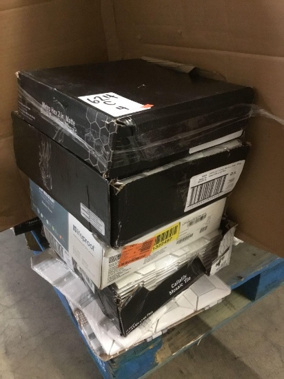 (4) Cases of Assorted Wall Tile