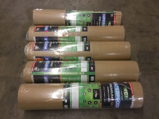 (5) Eco Cork Foam Waterproof Premium Plus 10-in-1 Underlayment for Vinyl