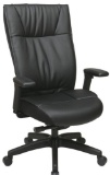 Office Star Products Black Leather Executive Office Chair