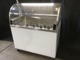 Nelson Mfg. Curved Glass, Low Profile, High Visibility Dipping Cabinet ***GETS COLD***