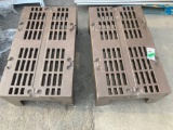 (2) Cambro Plastic 3ft.x2ft.x1ft. Dunnage Racks