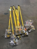 Lot of (9) Commercial Electric 11 ft. Pole Light Bulb Changer Kits