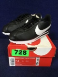Nike Classic Cortez Leather Black Women?s 7.5 Tennis Shoes