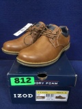 IZOD Cal Memory Foam Brown Men?s 8 Dress Shoes