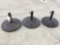 Lot of (3) Assorted Umbrella Bases