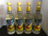 (4) Bottles Captain Morgan Parrot Pineapple Rum (750 ML)