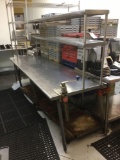 Stainless Steel Utility Table ***BROKEN LEGS***