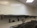 (2) Stainless Steel Kitchen Utility Shelves