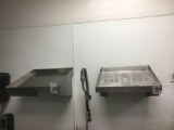 (2) Stainless Steel Kitchen Utility Shelves