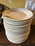 (22) Wide Rim China Plates