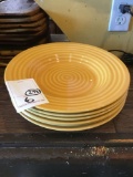 (6) Wide Rim China Plates