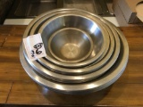 (16) Assorted Size Mixing Bowls