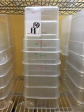 (11) Plastic Cambro Food Containers