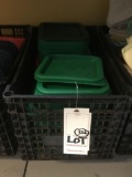 Lot of Assorted Plastic Food Container Lids