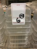 (6) Plastic Cambro Food Containers