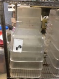 (8) Plastic Cambro Food Containers