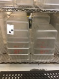 (11) Plastic Cambro Food Containers
