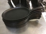 (9) Cast Iron Fajita Pans