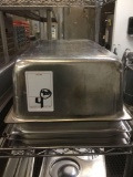 (4) Stainless Steel Food Pans