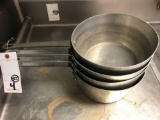 (4) Assorted Size/Type Commercial Pans