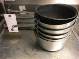 (6) Assorted Size/Type Commercial Pans