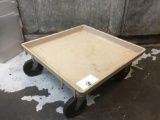 Rolling Dish Rack Flat Cart w/o Handle