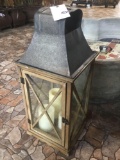 Wooden 3-Candle Decorative Lantern