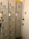 (1) Metal 6-Bay Locker